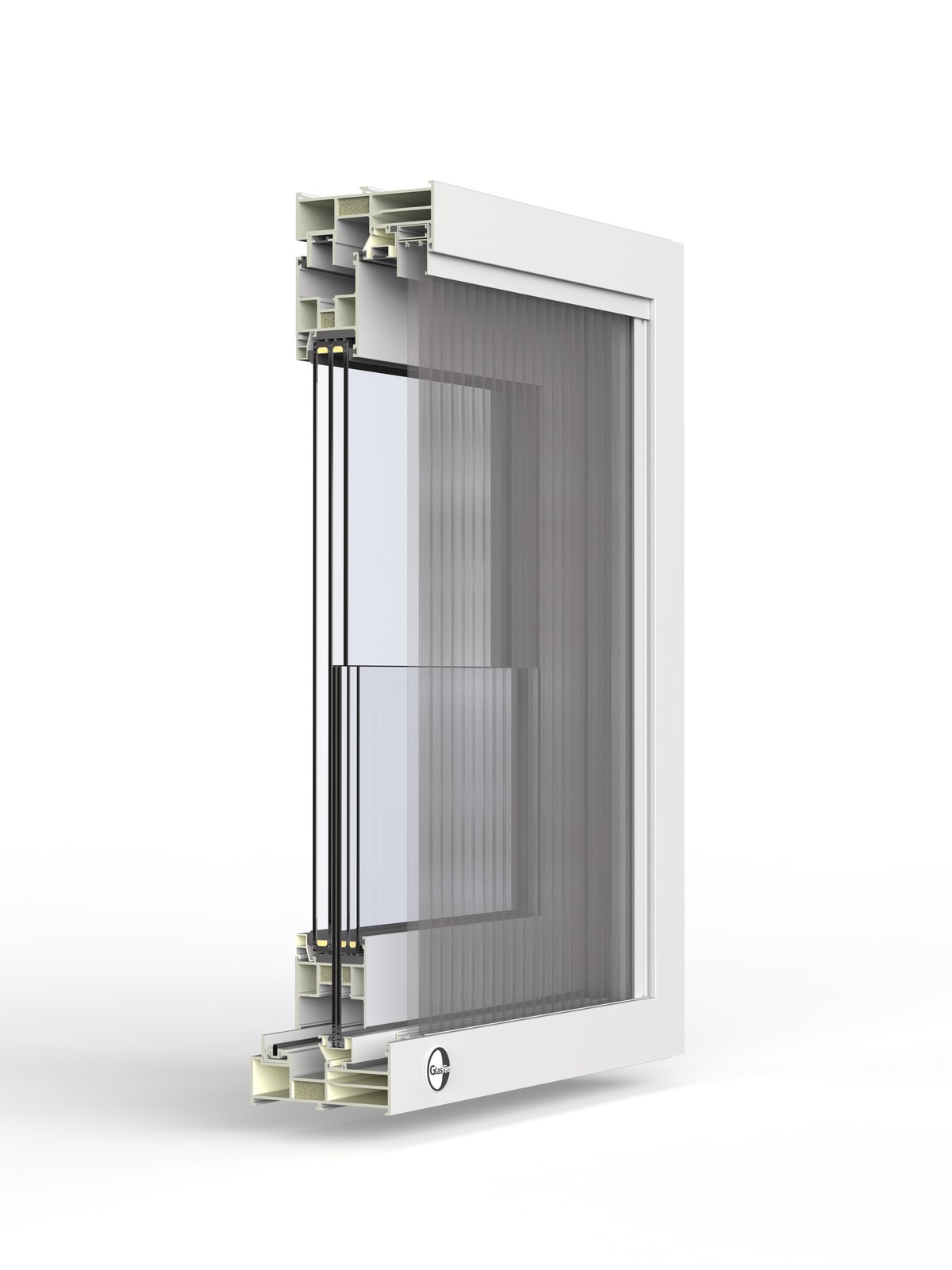 GR145 INOWA Sliding Door profile section