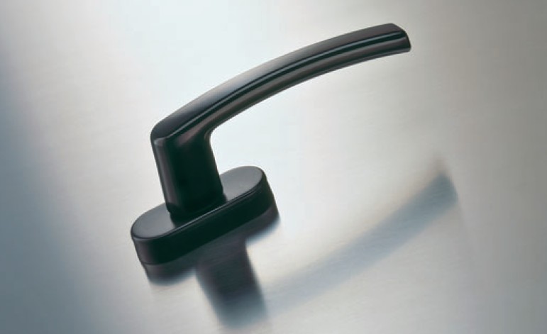 Roto handle in Grey-Brown