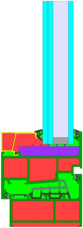 GR85 Dual Action sill, section and materials